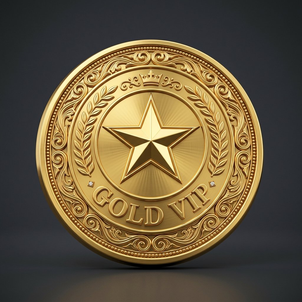 Gold Membership VIP Badge