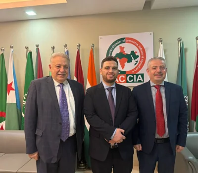 Mr. Lababidi Visits the India and Arab Chamber of Commerce, Industry & Agriculture
